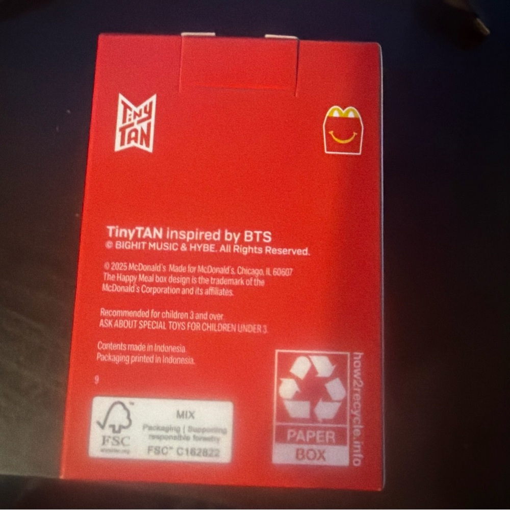 McDonald’s Happy Meal Mystery box‎ Tiny Tan - Picture 3 of 6